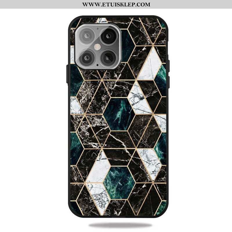 Etui do iPhone 13 Pro Geometria Marmuru